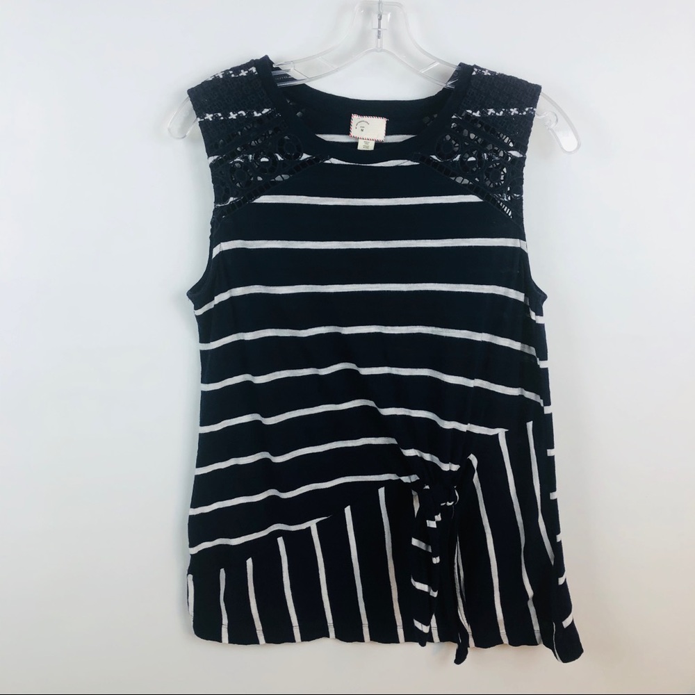 Postmark | anthropology stripe top sz M
